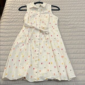 HD In Paris - Cotton Button Front Dress. Size 6.